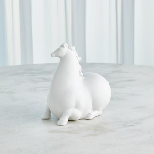 Libertino Horse-Matte White