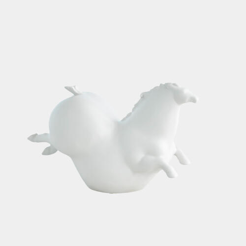 Friesian Horse-Matte White