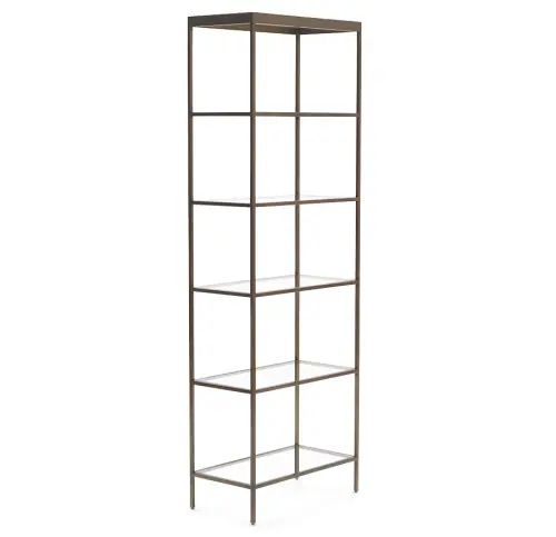 Vienna Bookcase - Antique Brass