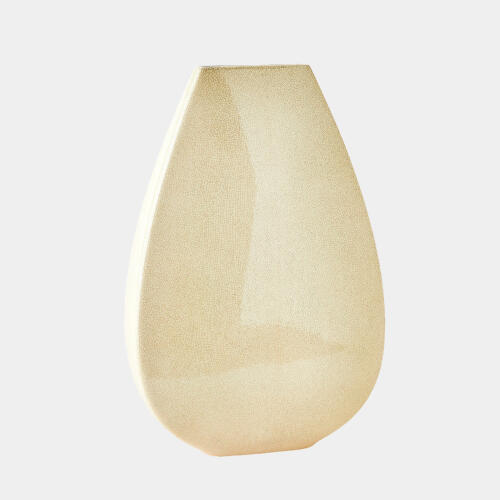Giant Teardrop Vase-Butter Crackle