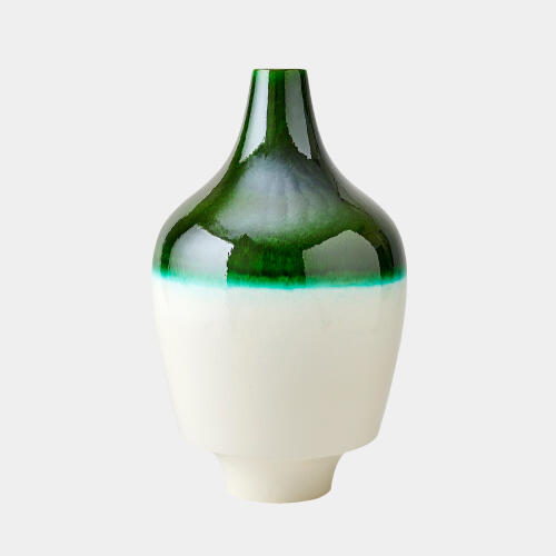 Acorn Vase-Emerald