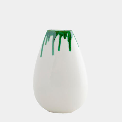 Giant Teardrop Vase-Emerald