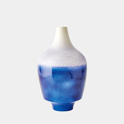Acorn Vase-Cobalt