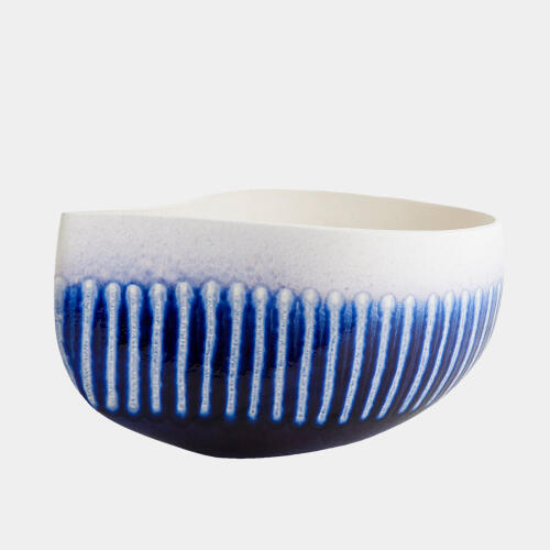 Giant Teardrop Bowl-Cobalt