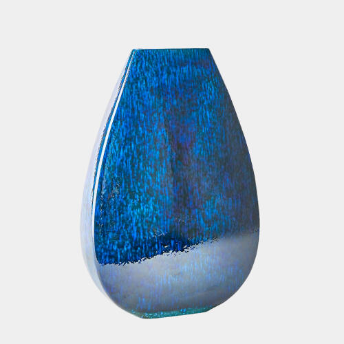 Giant Teardrop Vase-Cobalt