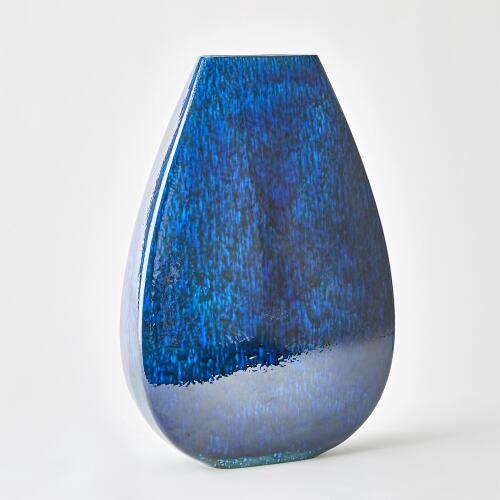 Giant Teardrop Vase-Cobalt