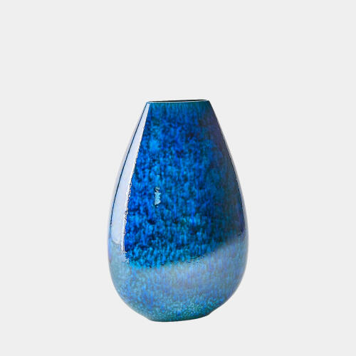 Giant Teardrop Vase-Cobalt