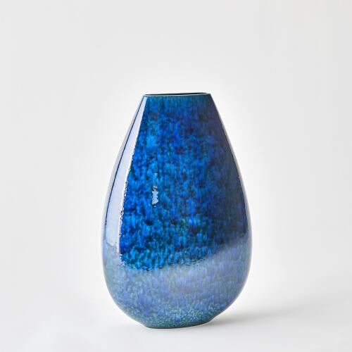Giant Teardrop Vase-Cobalt