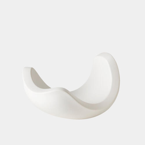 Curl Bowl-Matte White