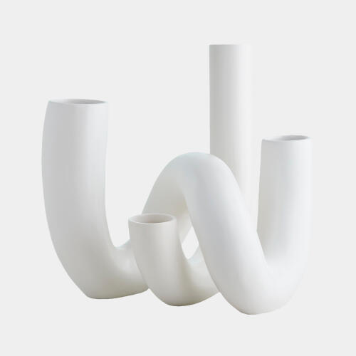 Cellentani Vase-Matte White