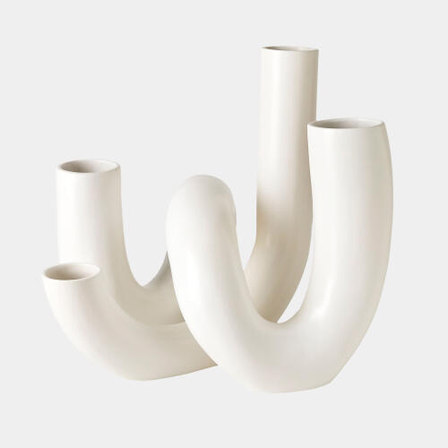 Cellentani Vase-Matte White