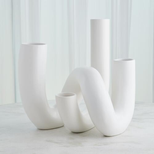 Cellentani Vase-Matte White