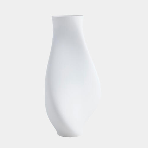 Serenity Vase-Matte White
