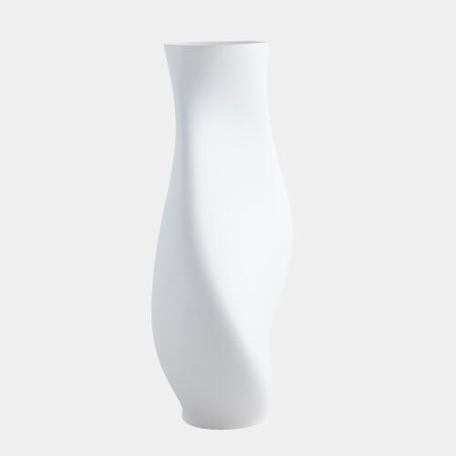 Serenity Vase-Matte White