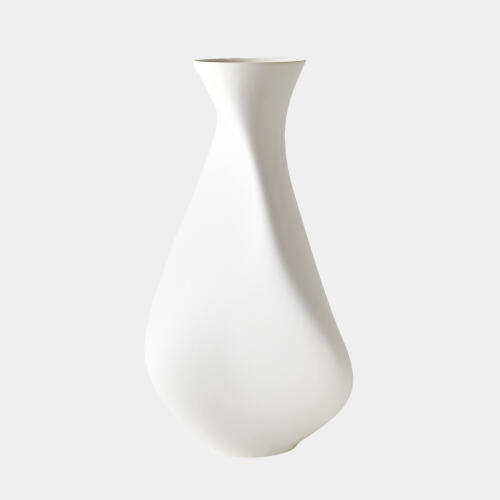 Serenity Vase-Matte White