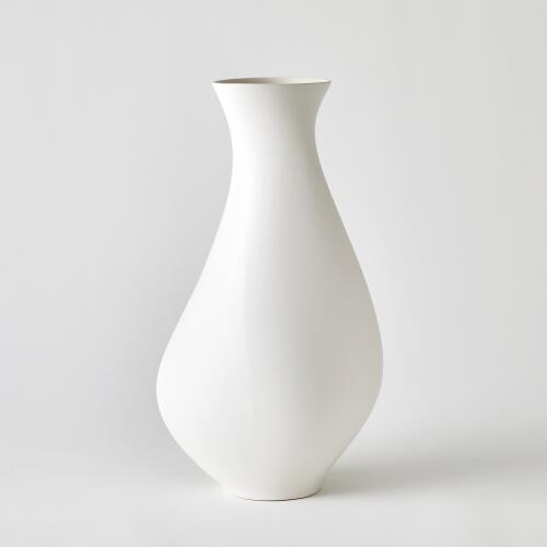 Serenity Vase-Matte White