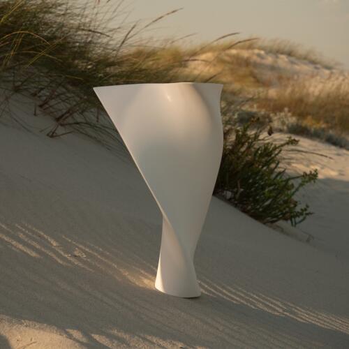 Serenity Vase-Matte White