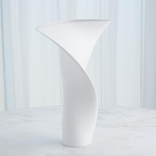 Serenity Vase-Matte White