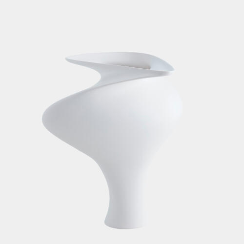 Tranquility Vase-Matte White
