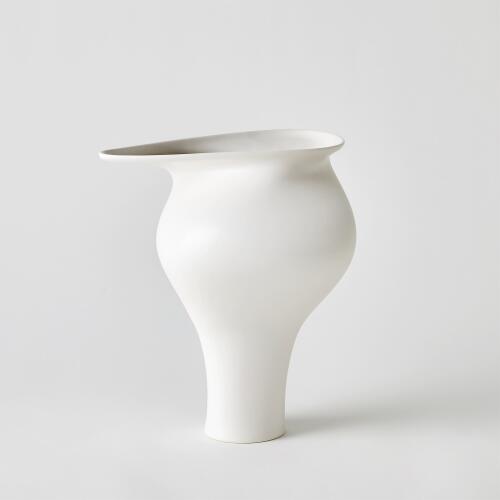 Tranquility Vase-Matte White