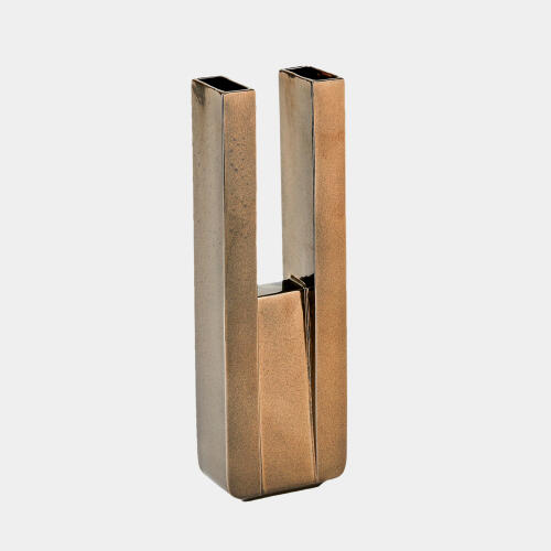 Metropolis Vase-Bronze