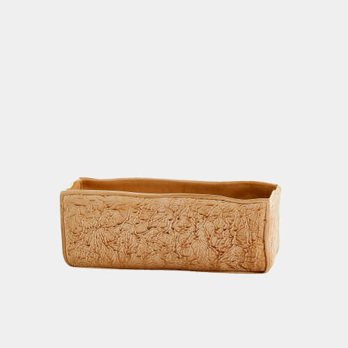 Samira Crinkle Craft Bowl-Camel