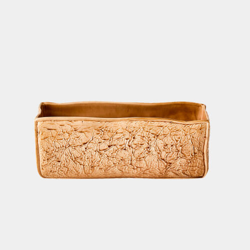 Samira Crinkle Craft Bowl-Camel