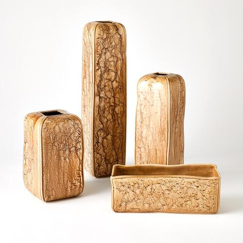 Crinkle Craft Bowl-Camel