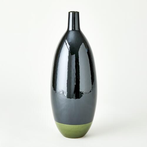 Tidal Vase-Dark Green