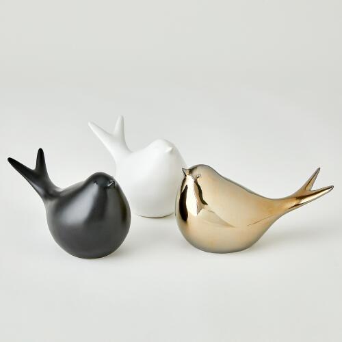Sated Bird-Matte White