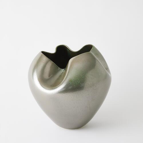 Plait Vase-Green Haze