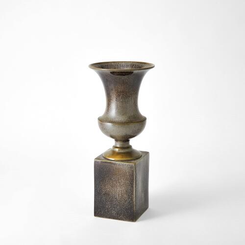 Pedestal Vase-Reactive Silver