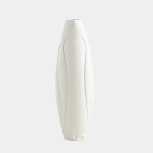 Penguin Vase-Matte White-Tall