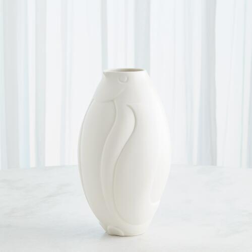 Penguin Vase-Matte White