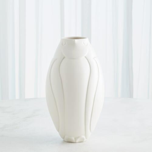 Penguin Vase-Matte White