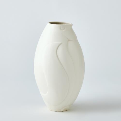 Penguin Vase-Matte White