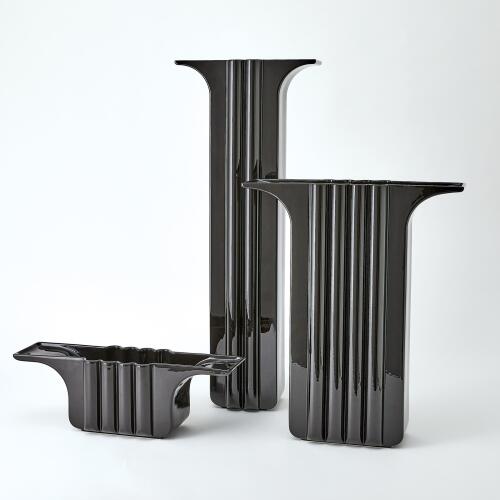 Flying Column Vase-Black