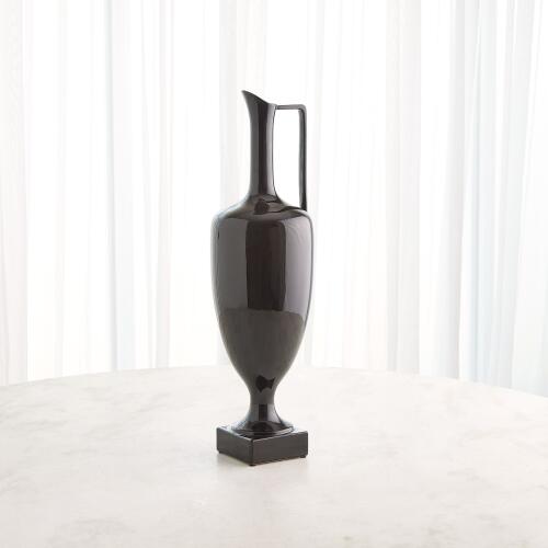 Quiet Curve Urn-Black