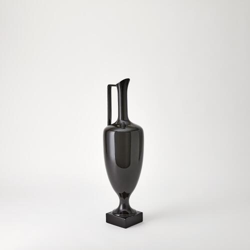 Quiet Curve Urn-Black
