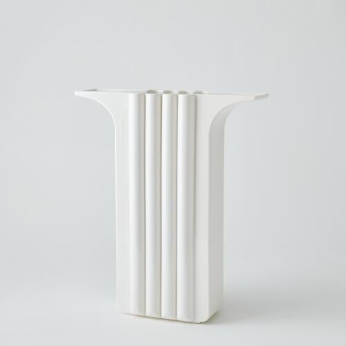Flying Column Vase-White