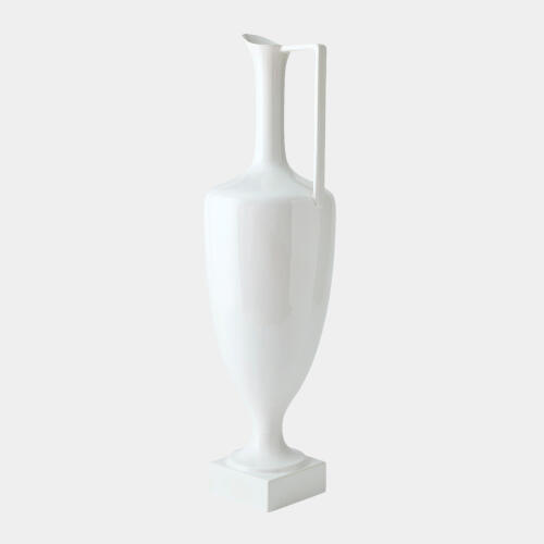 Quiet Curve Urn-White