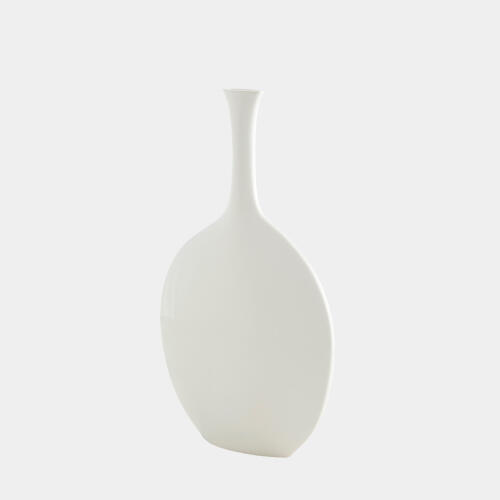 Silhouette Vase-White-Round