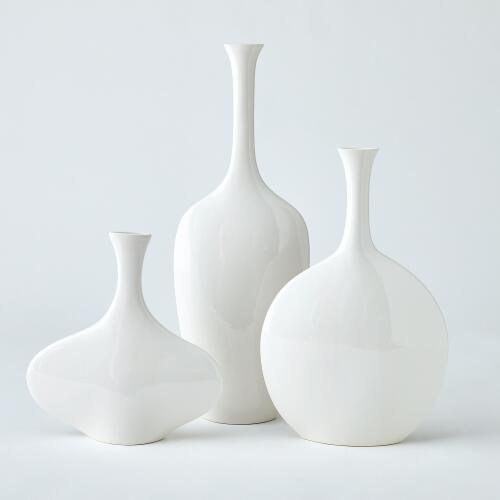 Silhouette Vase-White