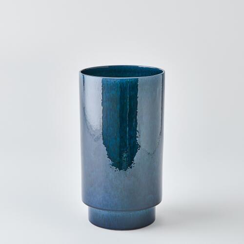 Rolo Vase-Dark Blue