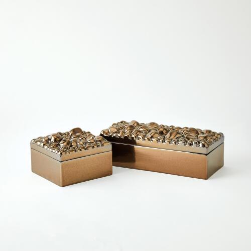 Pebbles Box-Bronze