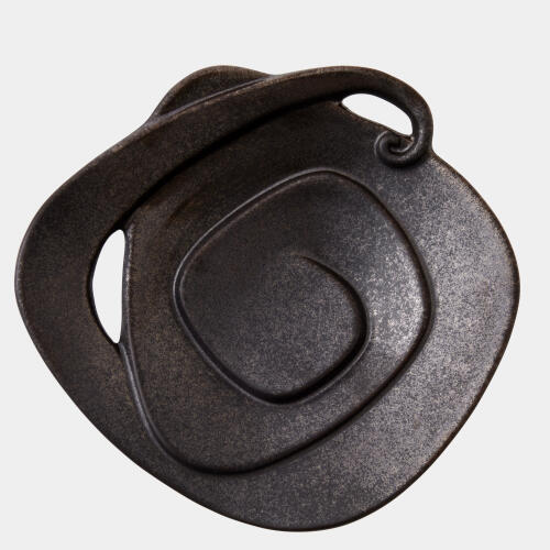 Spiral Plate-Black
