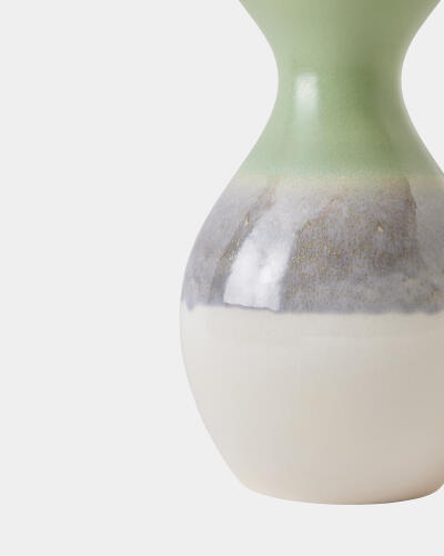 Bulb Striped Vase-Dawn Rises