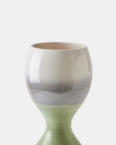 Bulb Striped Vase-Dawn Rises