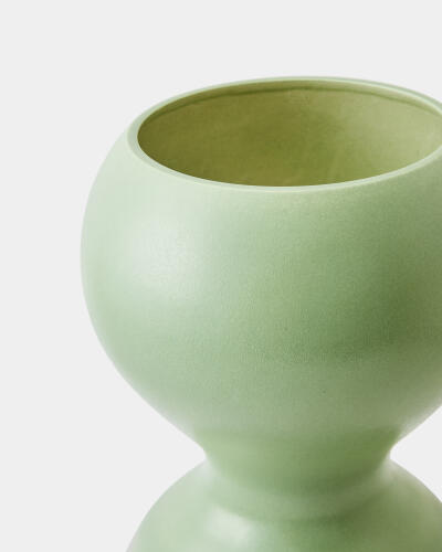 Bulb Striped Vase-Dawn Rises