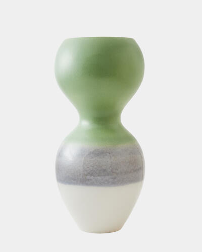 Bulb Striped Vase-Dawn Rises